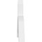 Ekena Millwork Archdale Architectural Grade PVC Gable Bracket, 36"W x 15"H x 2"D x 4"F, 10/12 Pitch GBP036X15X0204ARC00 - alternate 2
